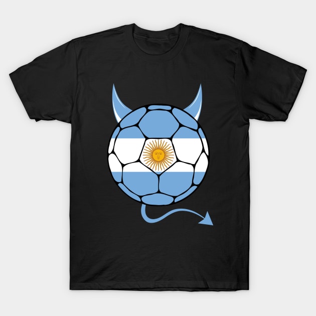 Argentina Halloween T-Shirt by footballomatic